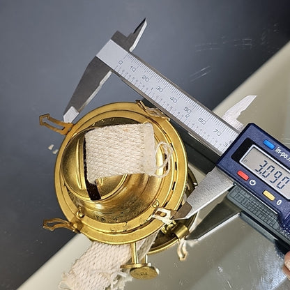 Queen Anne No. 2 Oil Lamp Replacement Burner Part With Wick