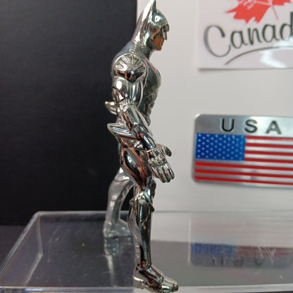 Batman Silver Metallic Suit DC Comics Vintage 1996 5" Figure