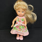 Mattel Barbie Vintage Kelly Girl Doll Blonde With Dress, Underwear And Shoes