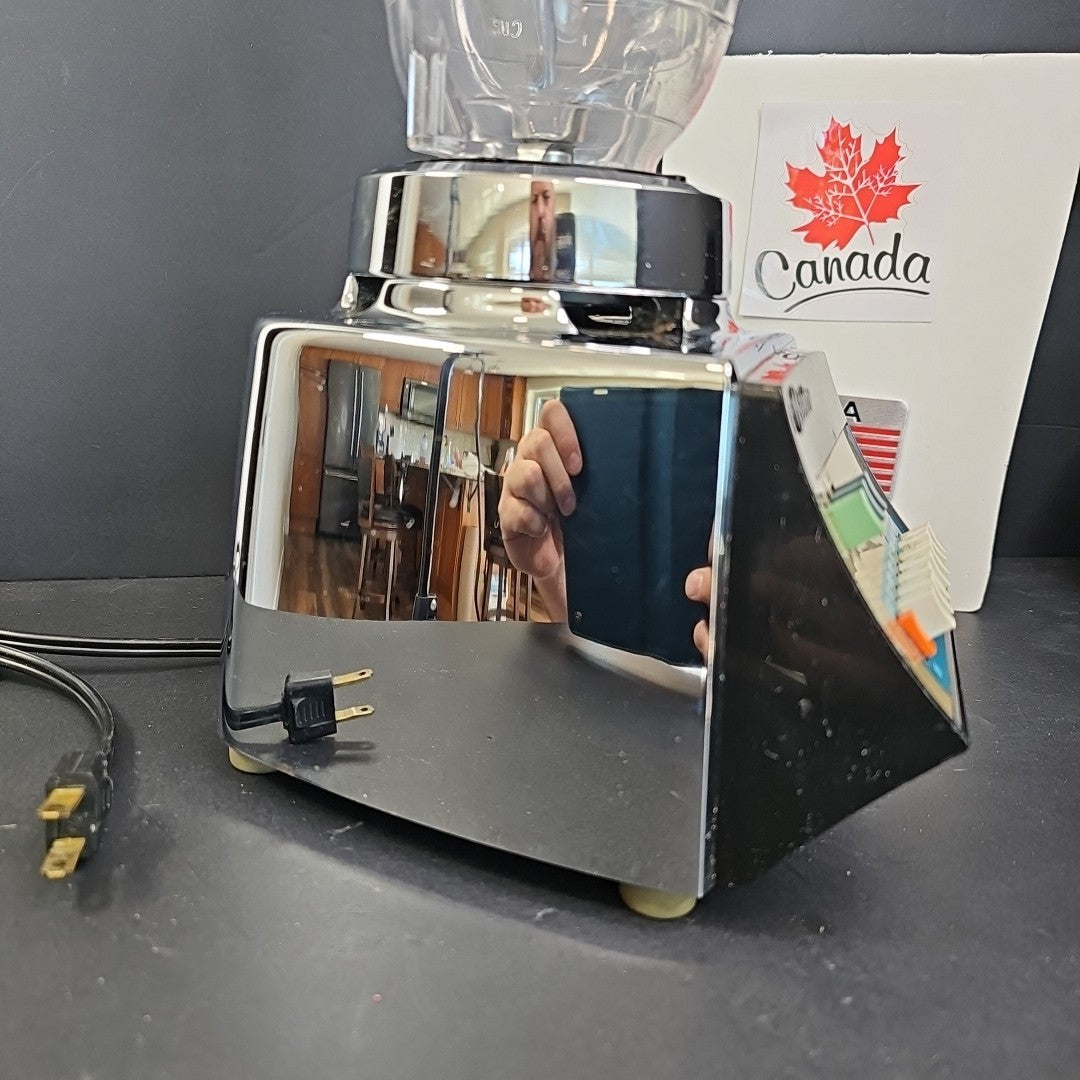 Vintage 1960s Osterizer Model 651 Pulse Matic Multi Speed Blender Chrome USA