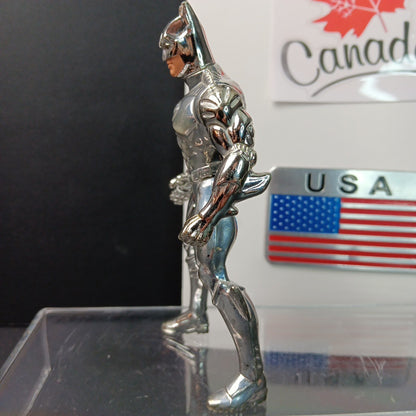 Batman Silver Metallic Suit DC Comics Vintage 1996 5" Figure