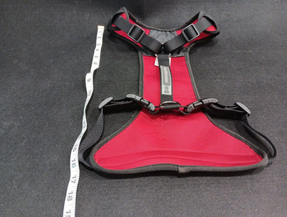 LARGE Canine Equipment No-Pull DOG HARNESS Med. ~ Made in Canada ~ Black/Red