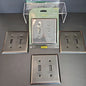 Stanley S835-611 Wall Plate Egyptian Bronze 4Pcs Dual Light Switch Cover CN USED