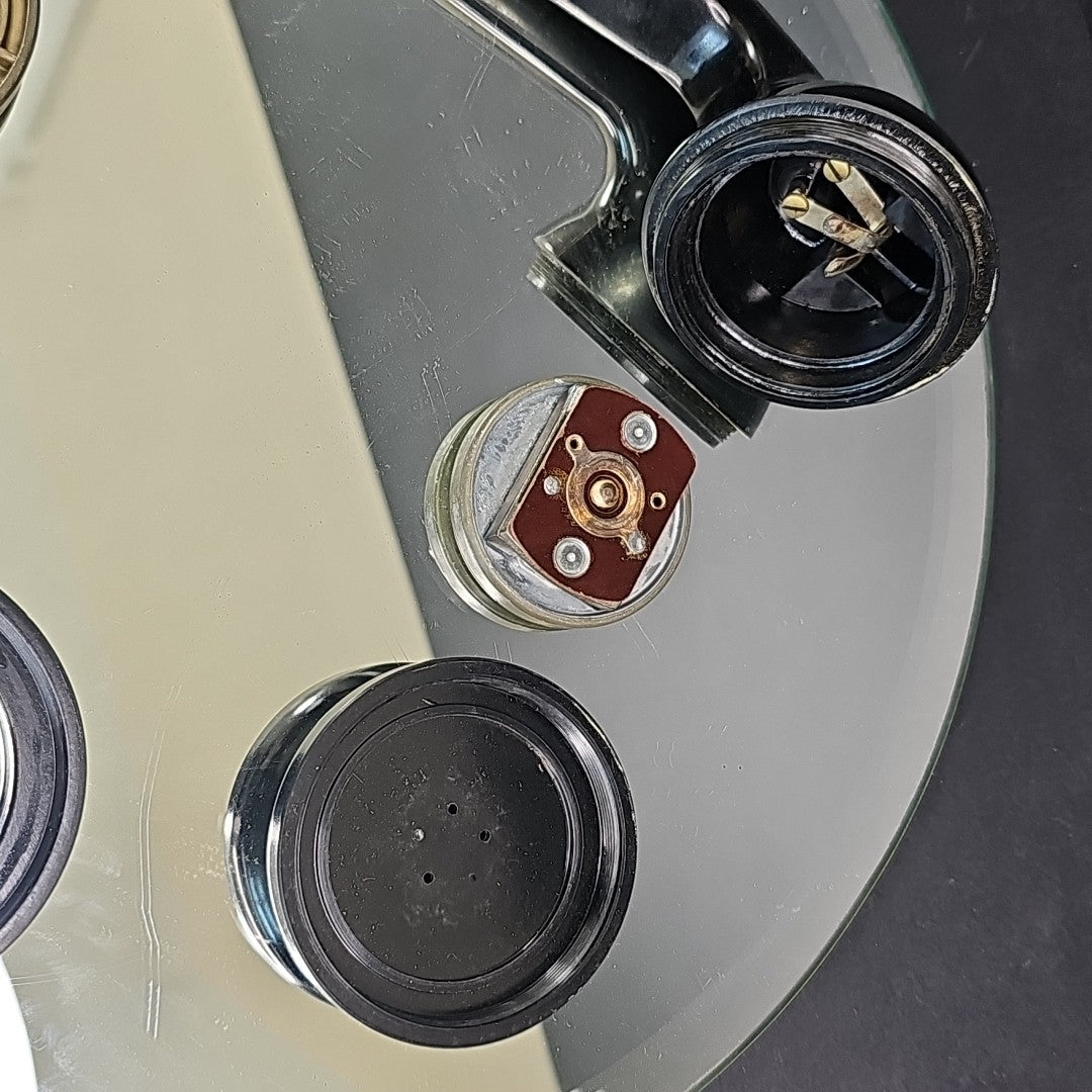 1956 Rotary Crank Telephone Handset With Vented Spitcup Magneto Or Leich ?