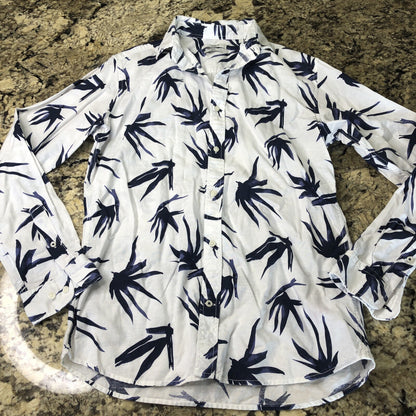 Size S Jack & Jones Premium Mens Button Up Shirt Cotton Linen Blend Light Fun CN