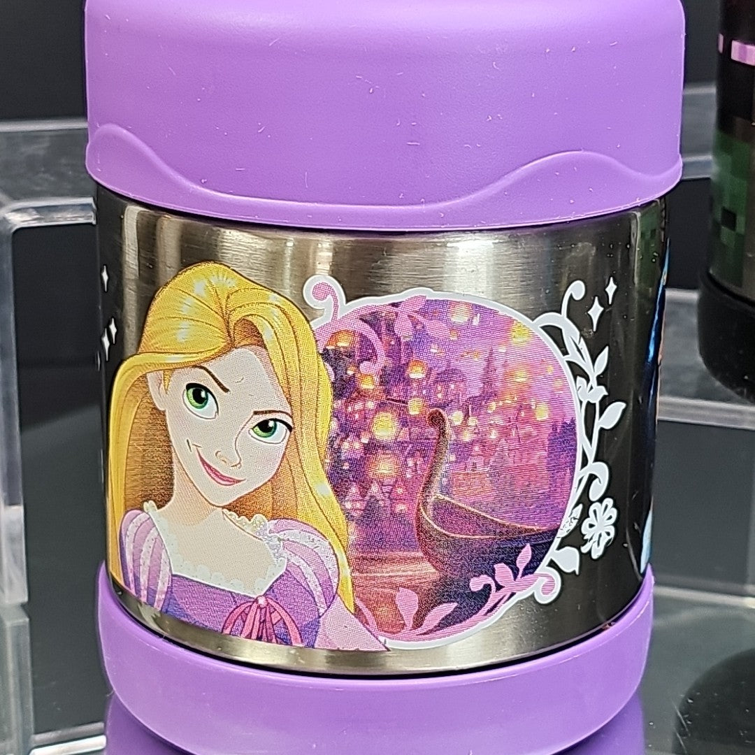 Disney Princess Minecraft And Cars Hot Cold Thermos Steel Food Jar (10oz) 3pcs
