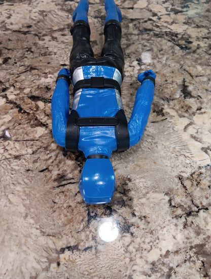 2018 Power Rangers 12" Lighting Collection Beast Morphers Blue Ranger Large