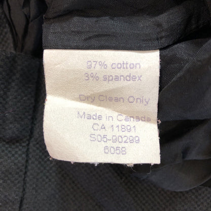 Sz 6 Tobias Plum Womens Dress Black White Trim Zipper Back Causal Formal Canada