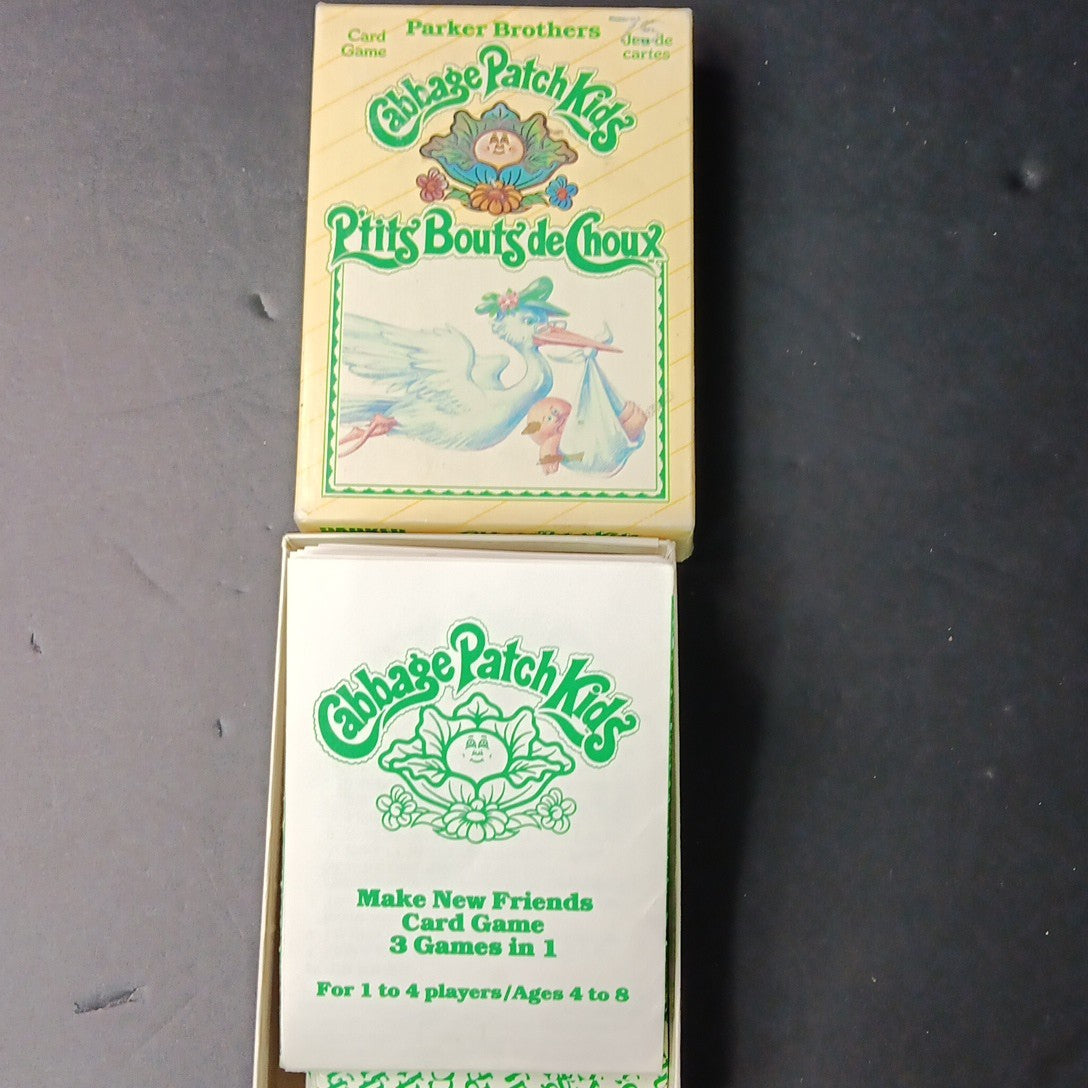 Vintage Parker Brother Cabbage Patch Kids CPK Card Game 1984 Complete in Box