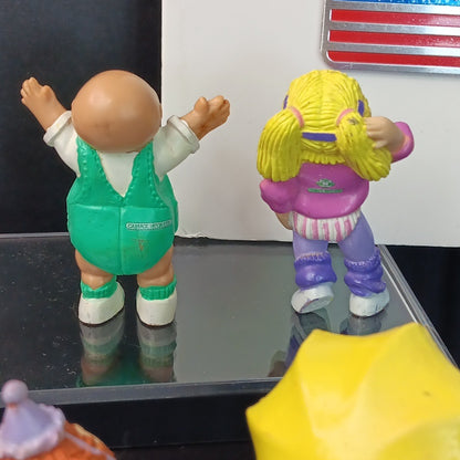 12pcs Cabbage Patch Action Figures Small Babies CPK Vintage Cake Toppers CN