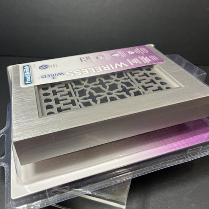 Heath Zenith SL-7582 Silver Plastic Design Wired and Wireless Doorbell Chime CN