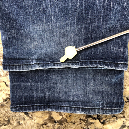 Size 30 X 32 Silver Jean Co. Womens Denim Bootcut Jeans Beaded Distressed