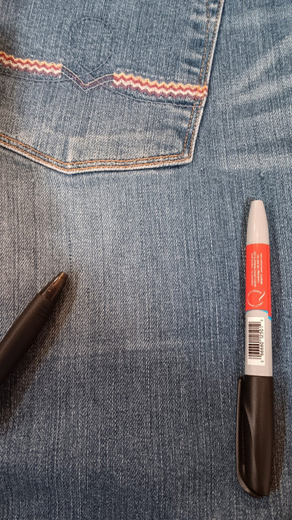 Size 6 / 28 Lucky Brand Sofi Capri Womens Jeans Stretchy CN