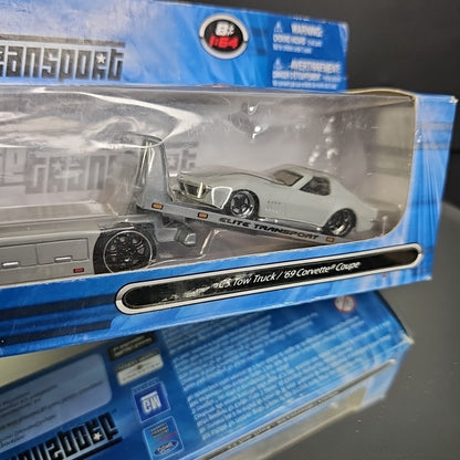 2007 MAISTO 1:64 ALLSTARS ELITE TRANSPORT CS TOW TRUCK/‘69 Corvette Sealed Box