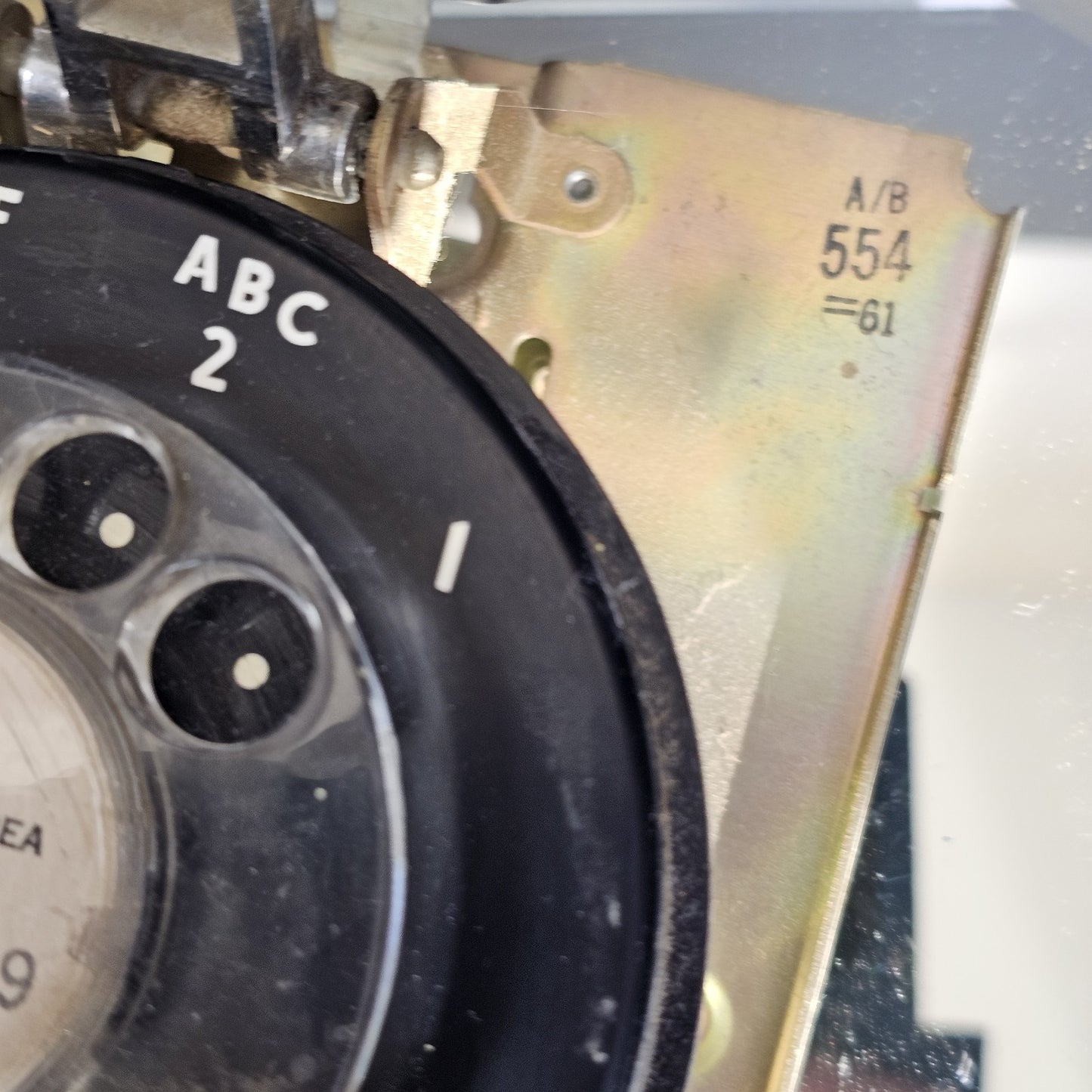 Northern Electric Rotary 1961 Wall Telephone #554 With Cord, Untested, Canada