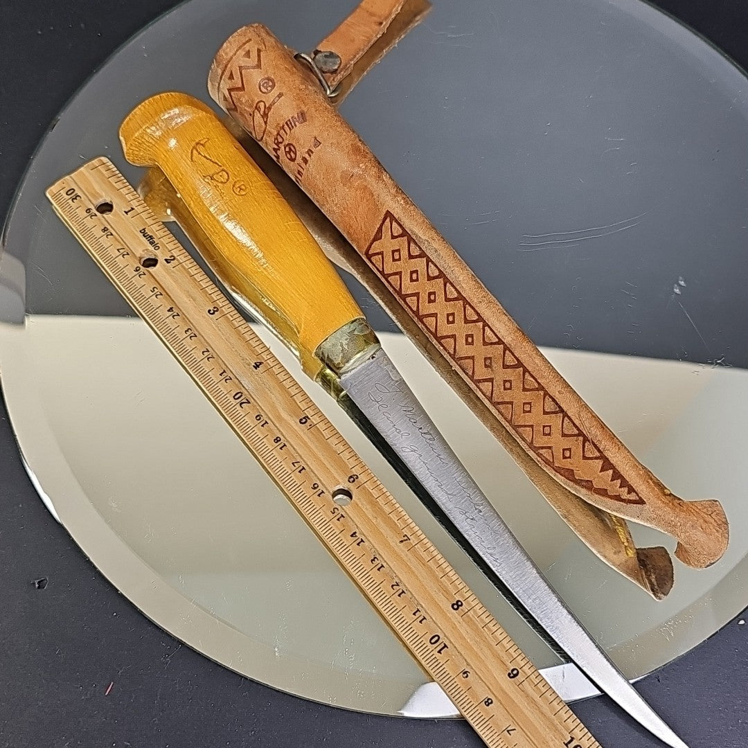 Marttiini Finland Authentic Rapala Fixed Blade Fish Fillet Knife With Sheath WOW
