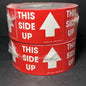This Side Is Up Stickers 2 Rolls ULINE S-6200 Sealed 500 Per Roll 2x3" USA