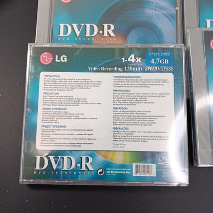 38 X New Dvd-R Blank Media Memorex (30pcs) And LG (8pcs) Taiwan Or Korea