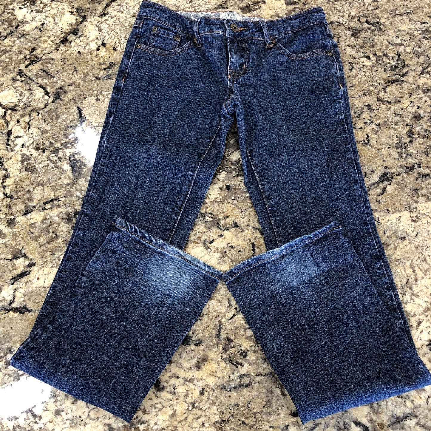 Size 5 X 31  725 Originals Womens Jeans Low Rise Bootcut Blue CN