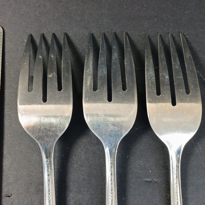 Set Of 3 Oneida Stainless Canada Forks