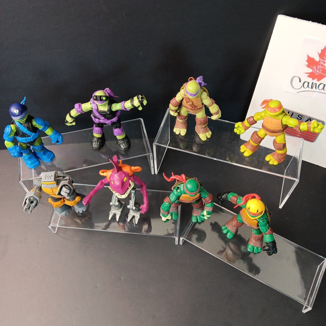 Teenage Mutant Ninja Turtles TMNT Action Figures Set Of 8 Figurines 2012-13 CN