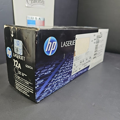 HP Q2612A 12A Genuine Toner Cartridge OEM Black 7616A001 New Factory Sealed