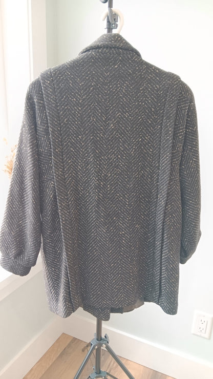 Vintage Wool Peacoat 5/6 Women Collection Elegante Thunder Bay Romania  Pea Coat