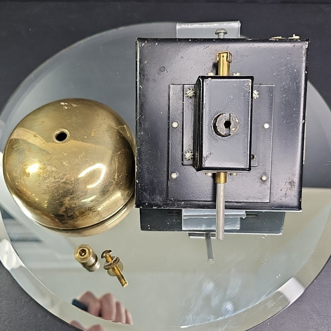 Unelco 283-J Telephone Bell Ringer Brass Bell 4V DC 1.6 Amp Vintage CANADA