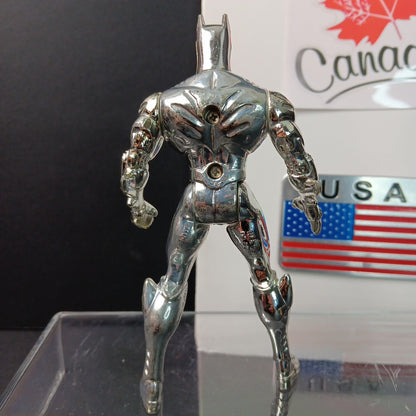 Batman Silver Metallic Suit DC Comics Vintage 1996 5" Figure