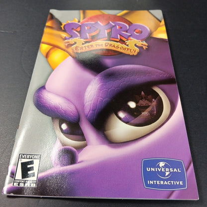 TESTED Spyro Enter the Dragonfly (PlayStation 2 2002)PS2 Case, CD, Manual USA