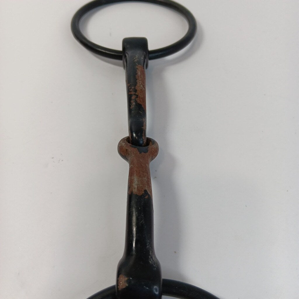 Horse Bridal Bit Single Jointed Loose Ring Snaffle Western 12” Equestrian  X