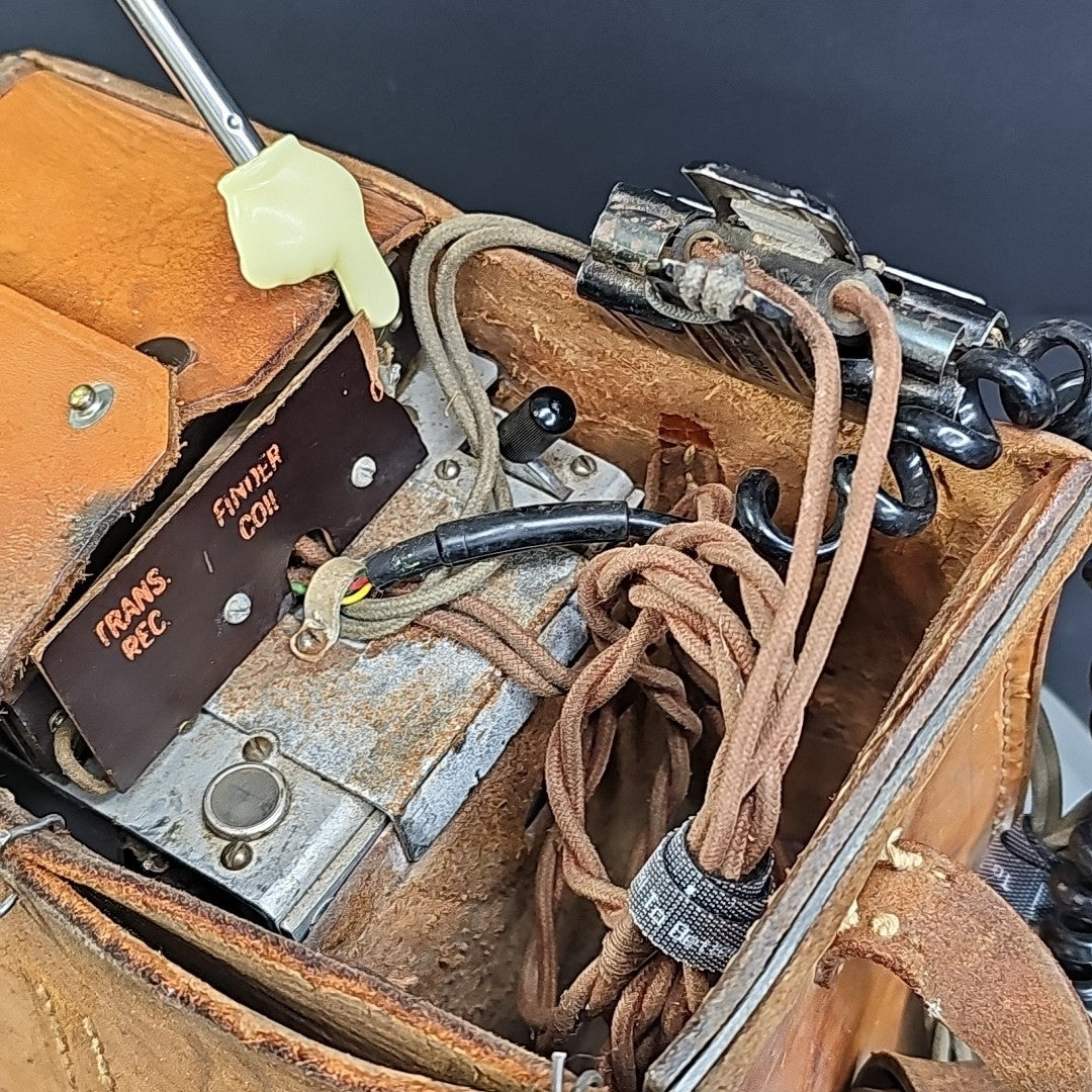 Automatic Electric West Test Set Lineman Phone 1950s W/ Leather Case D-780536-A