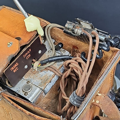 Automatic Electric West Test Set Lineman Phone 1950s W/ Leather Case D-780536-A
