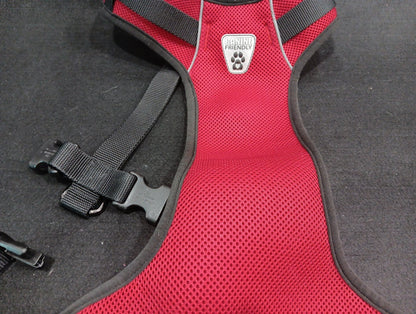 LARGE Canine Equipment No-Pull DOG HARNESS Med. ~ Made in Canada ~ Black/Red