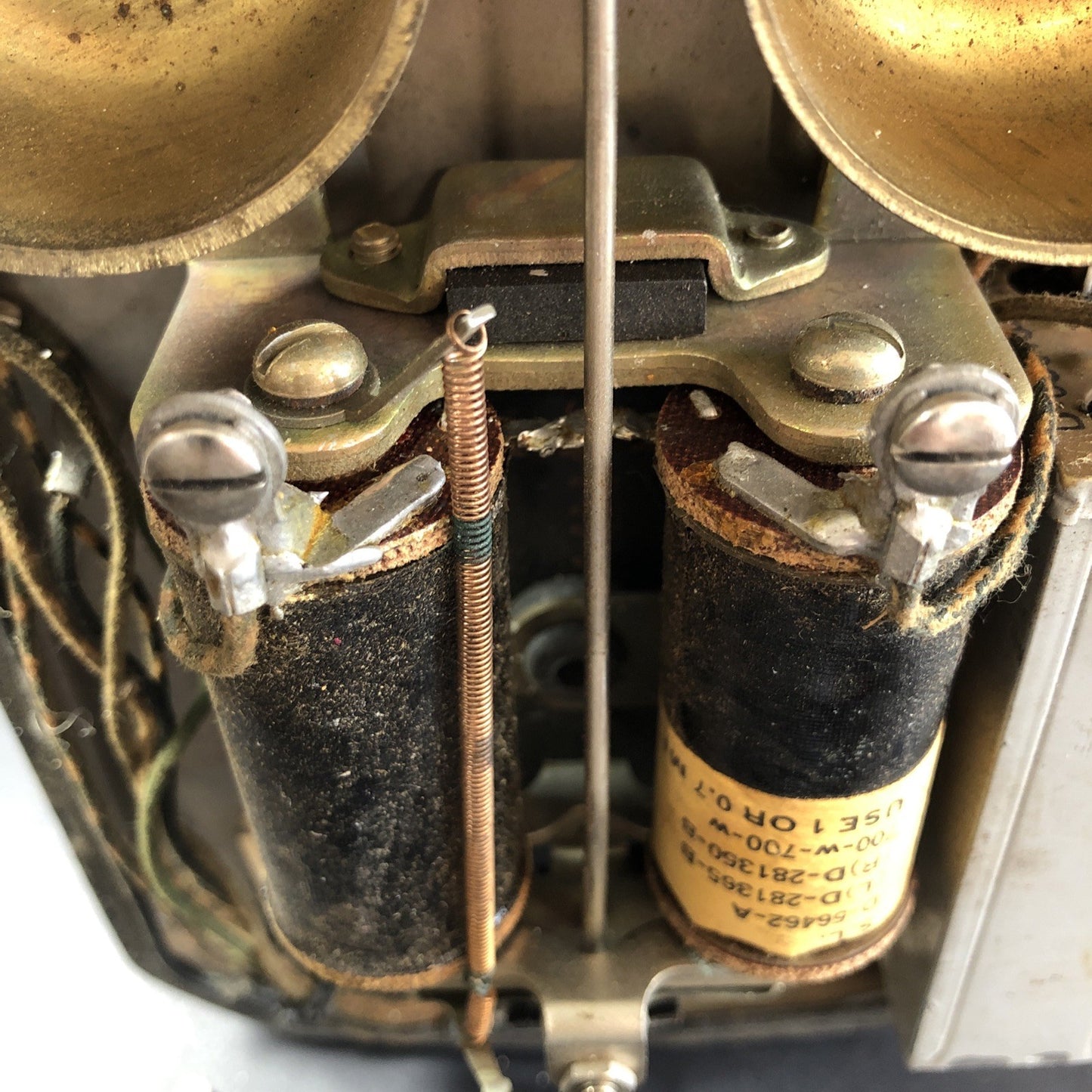 1940s Monophone Internal Ringer Mechanism Phillips Electrical AE34 AE35 Untested