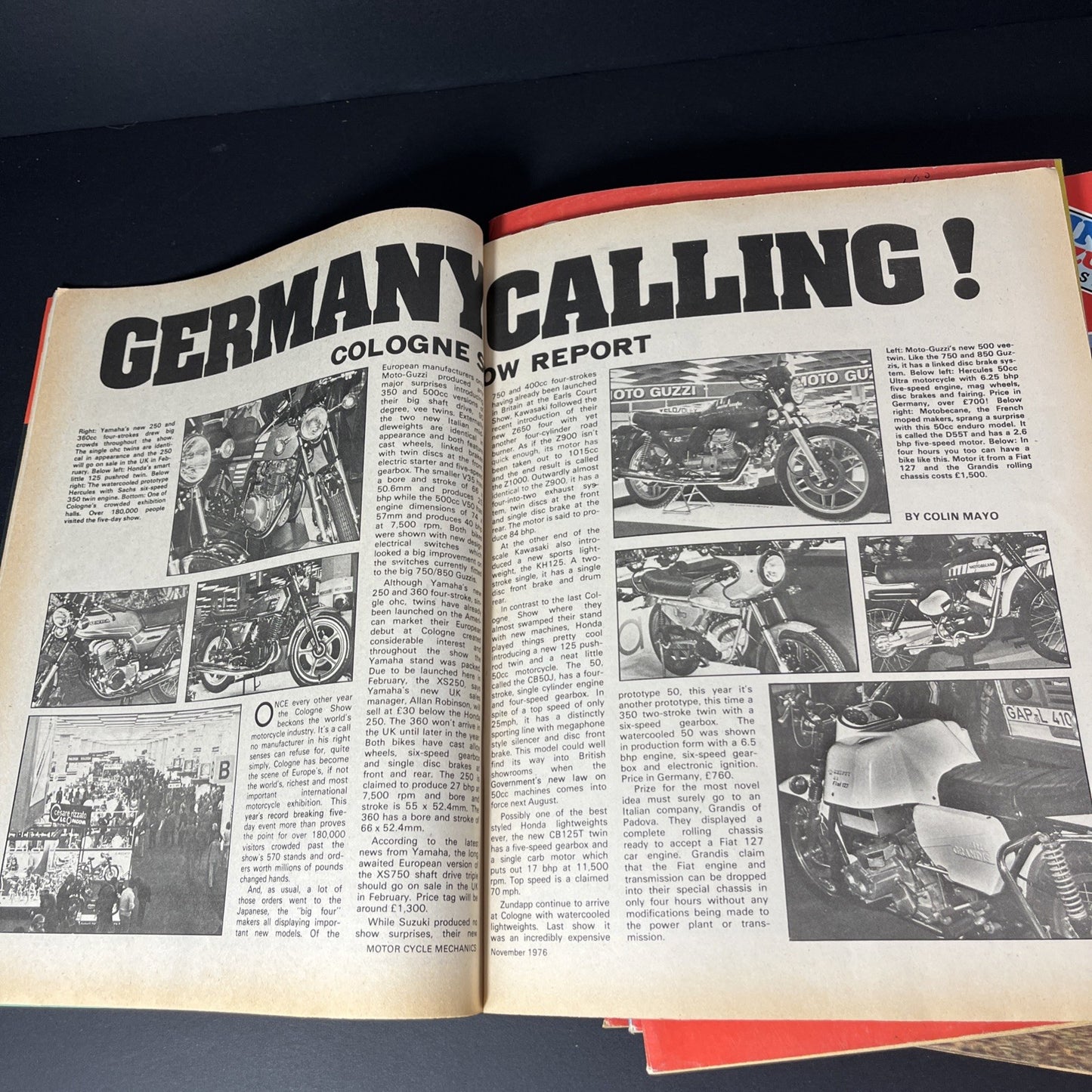 Vtg. 9x Motor Cycle Mechanic Magazines 1973 - 1976 Bikes Printed In England