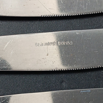 27pc Wm Rogers SCROLLS Flatware Stainless Steel Fork Spoon Knife Japan Korea VTG