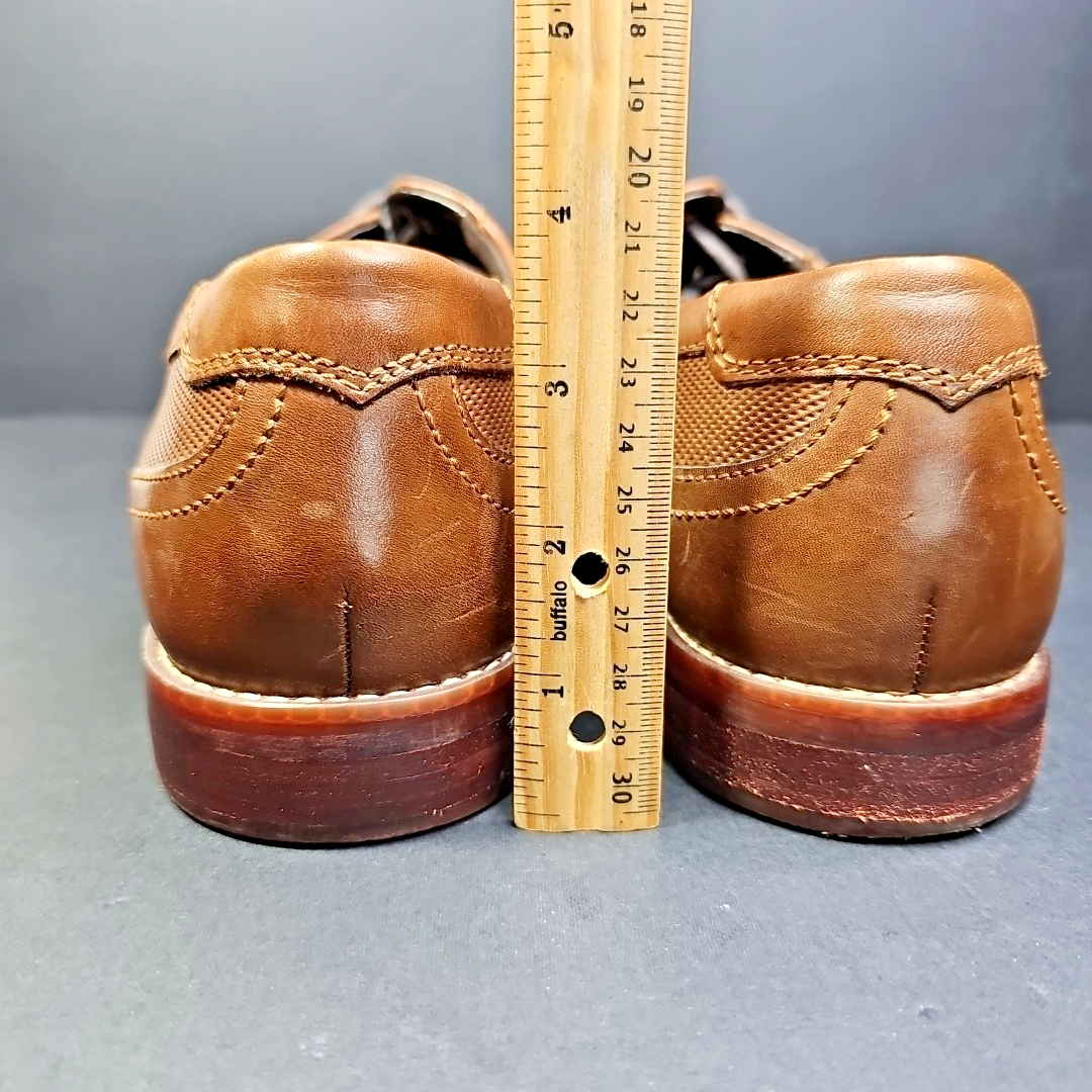 Rockport Cap Toe Derby Mens Dress Shoe Size 9 W Tan Brown Career Business India