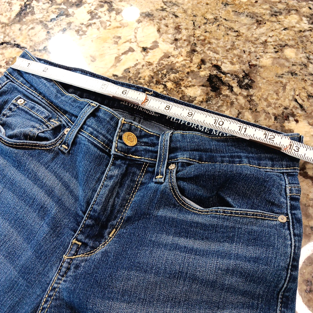 Size 27 X 28 Levi Strauss Signature Modern Skinny Womens Blue Jeans Good Cond PK