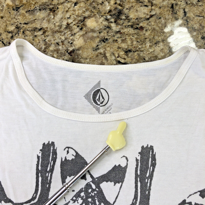 Size Large Volcom Womens Tank Top Sleeveless Shirt Zebra Graphic Print Light MX