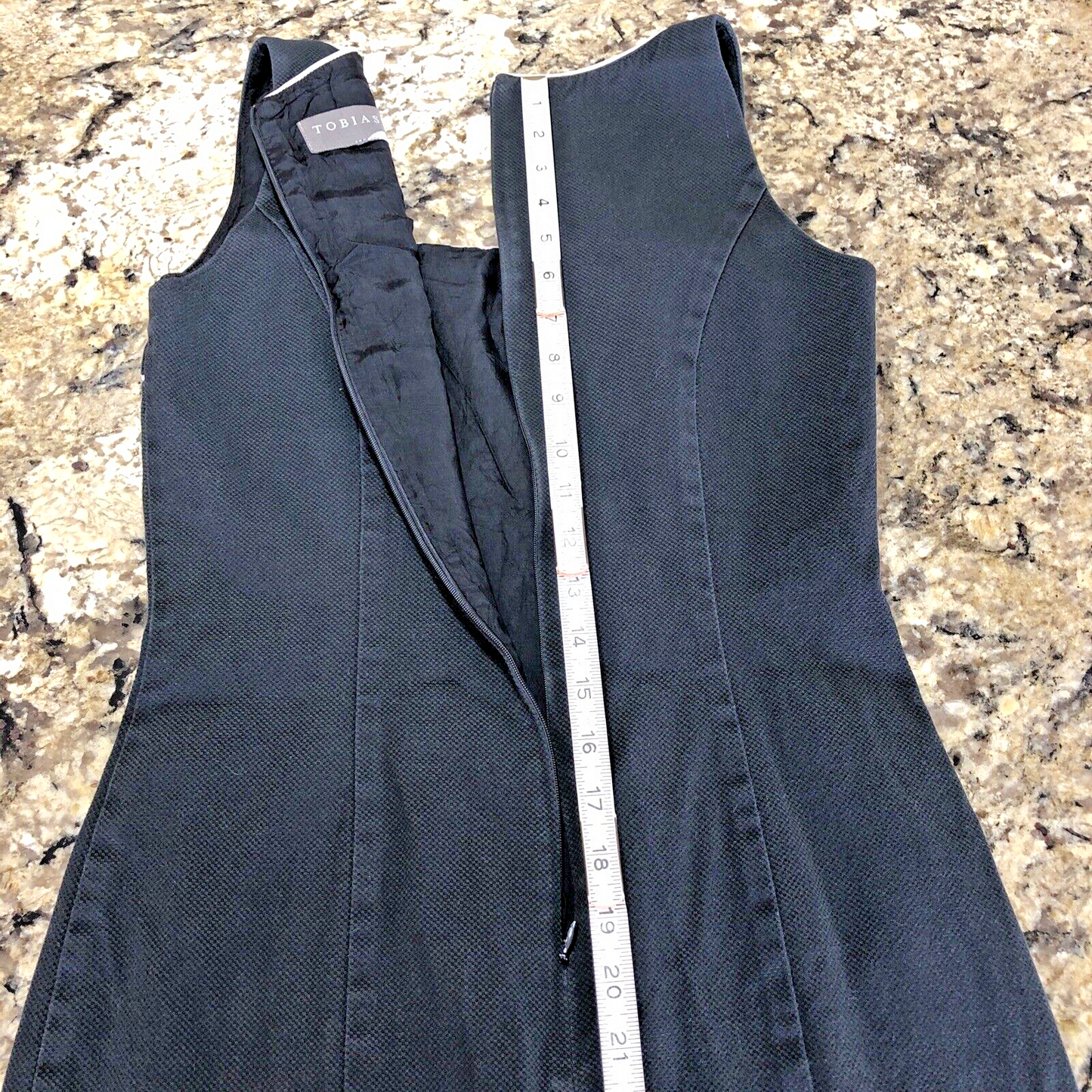 Sz 6 Tobias Plum Womens Dress Black White Trim Zipper Back Causal Formal Canada