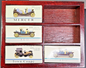 Readers Digest Collectible Miniature Cars - Display with 4 Cars