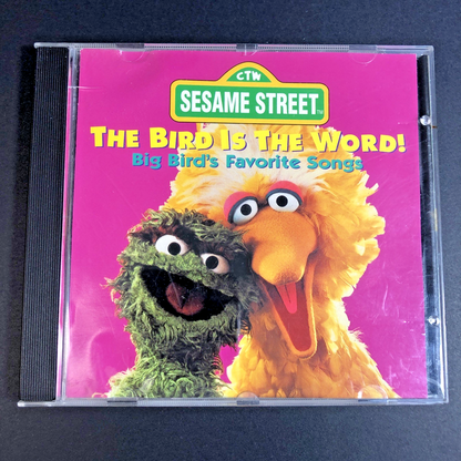 Sesame Street The Bird Is The Word! Big Bird’s Favourite Songs CD 1995 CA