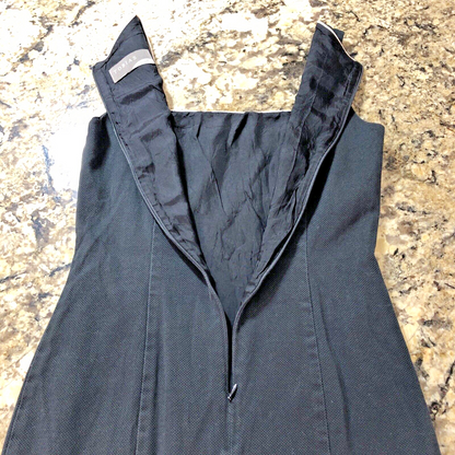 Sz 6 Tobias Plum Womens Dress Black White Trim Zipper Back Causal Formal Canada