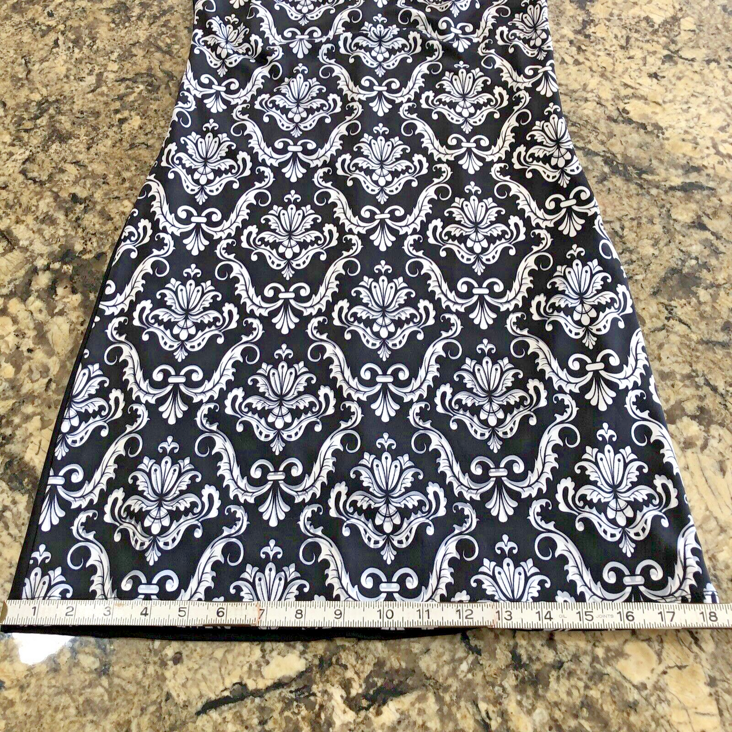 Size 8 Samsara Womens Dress Black And White Stretchy Casual Formal TR