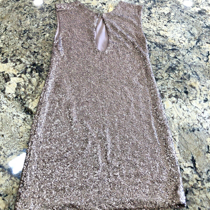 Size M Guess Sequin Dress Womens Sleeveless Above Knee Cocktail Glam Prom CN