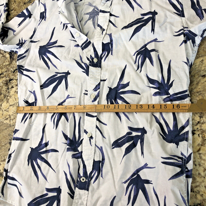 Size S Jack & Jones Premium Mens Button Up Shirt Cotton Linen Blend Light Fun CN