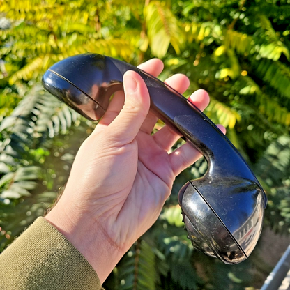 1956 Rotary Crank Telephone Handset With Vented Spitcup Magneto Or Leich ?