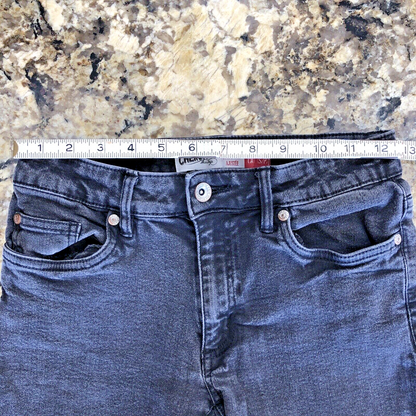Size 6 X 27.5 Cherokee Womens Jeans Skinny Stretchy Black BD