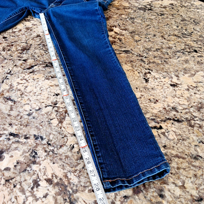 30 X 31 Brody Women's Blue Jeans Mid Rise Stretch Made In Bangladesh Very Good